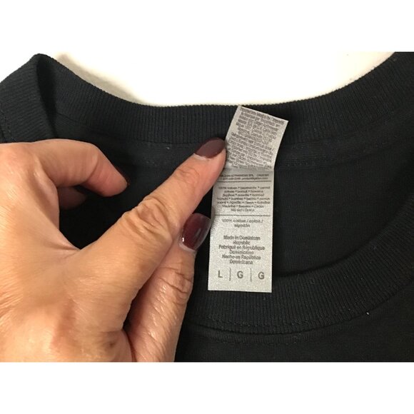 GILDAN- MENS DOGECOIN SHORT SLEEVE FRONT GRAPHIC HEAVY COTTON T-SHIRT SIZE LARGE - Picture 5 of 8